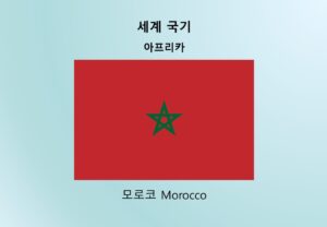 세계국기_아프리카_모로코 Morocco