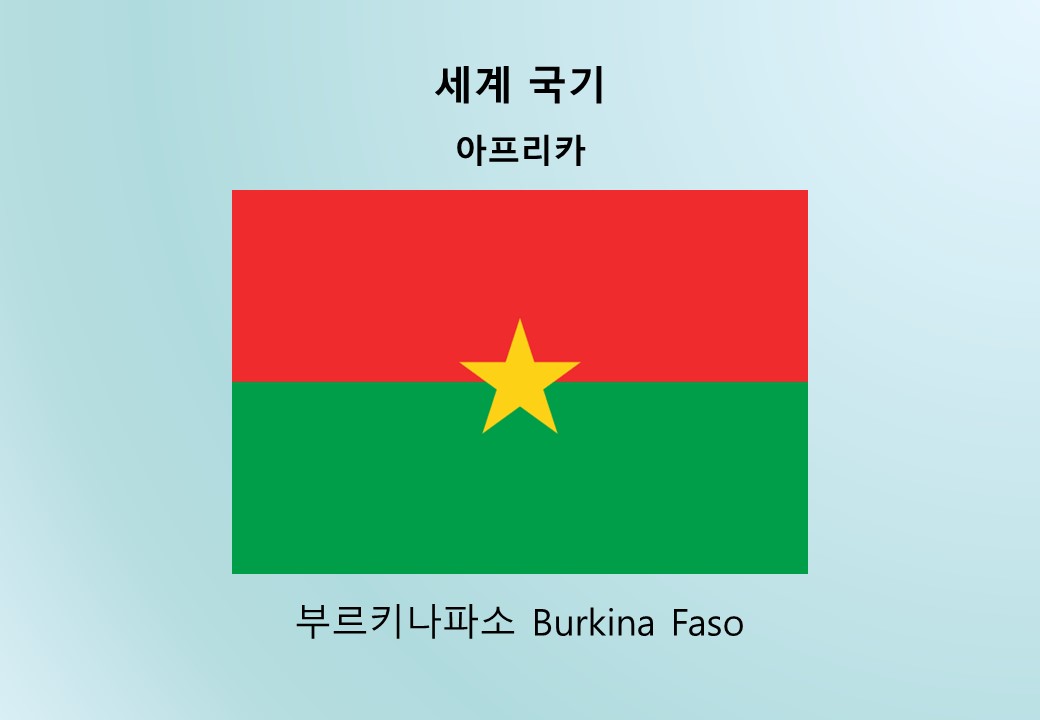 세계국기_아프리카_부르키나파소 Burkina Faso