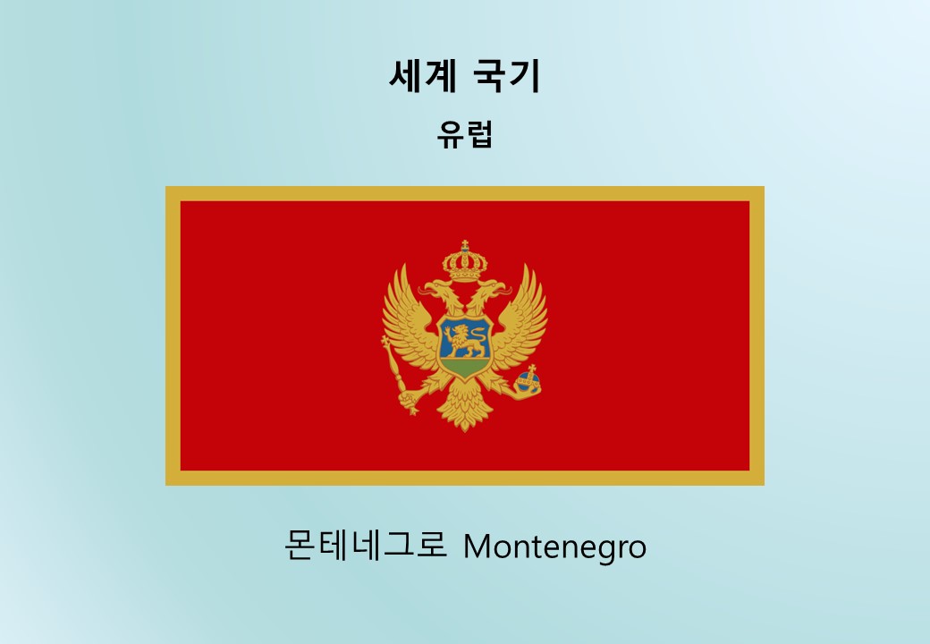 세계국기_유럽_몬테네그로 Montenegro