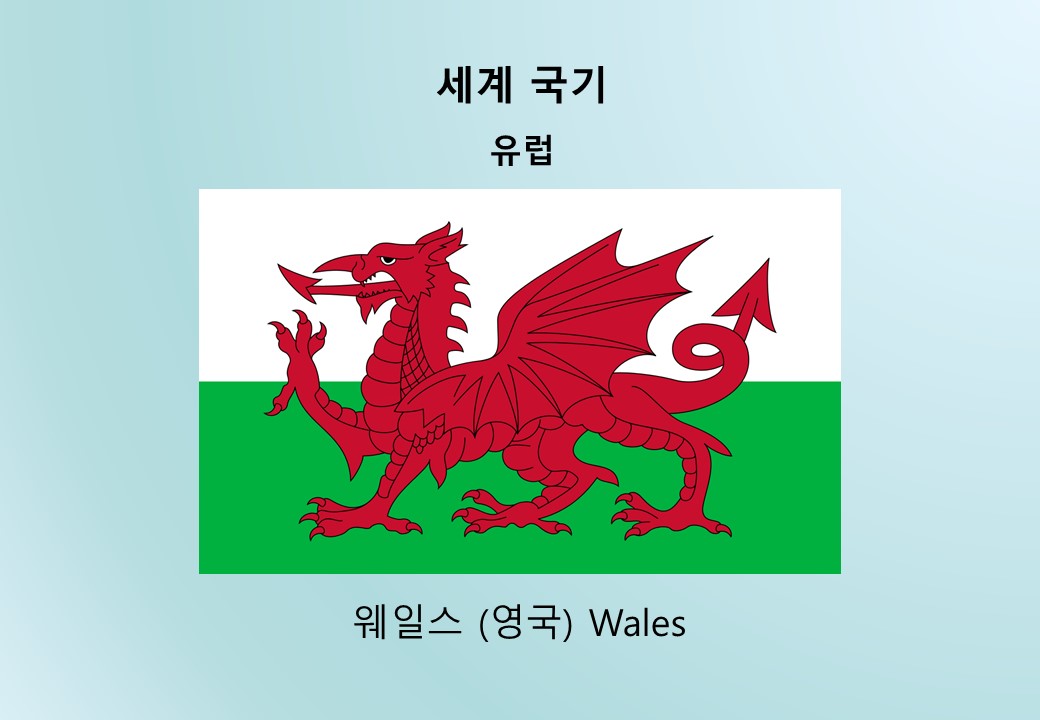 세계국기_유럽_웨일스 (영국) Wales